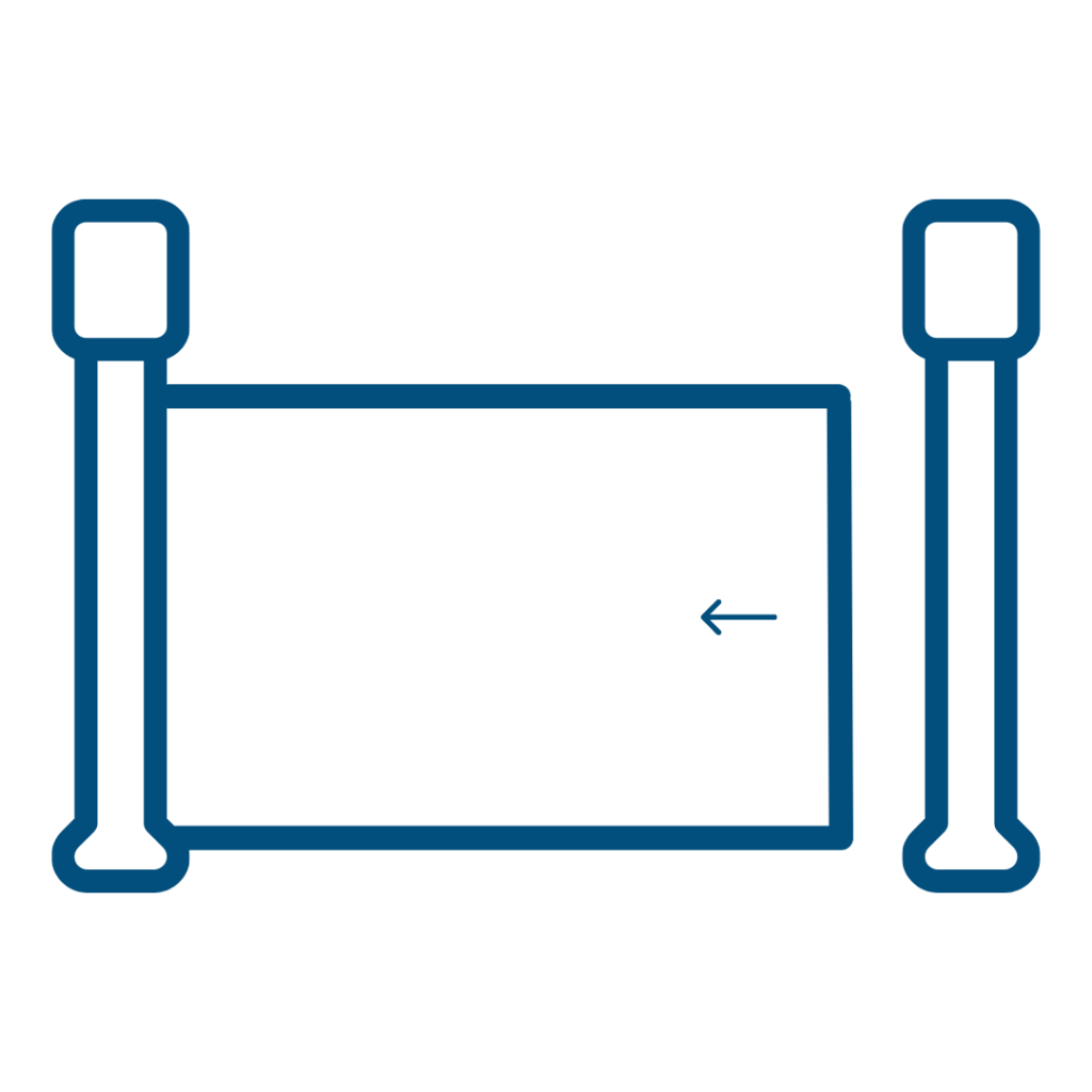 Illustration motorisation portail autoportant